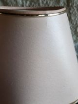 Lampe de chevet rose pied marbre