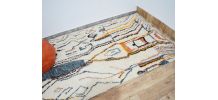 245x135cm tapis berbere marocain 