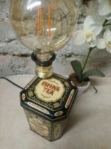 Lampe à poser récup' upcycling "China Tea"
