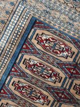Tapis vintage Ouzbek Bukhara fait main, 1C776