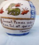 Ancien petit pichet pot à lait Desvres / Collection