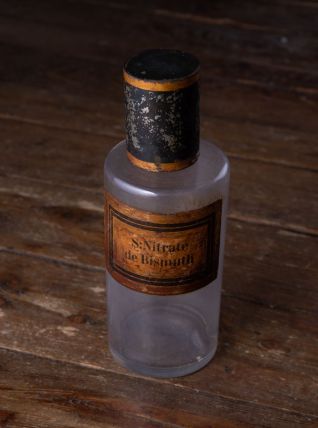 Ancien pot d'apothicaire en verre. 1 litre