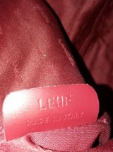 Sac Lancel en tissu et cuir noir