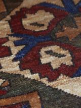 Tapis vintage Caucasien Eagle Kazak fait main, 1C662