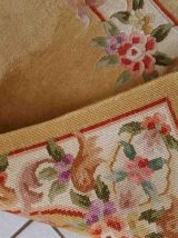Tapis vintage Chinois Art Deco fait main, 1C665