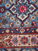 Tapis vintage Persan Nain fait main, 1C683
