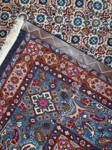 Tapis vintage Persan Nain fait main, 1C683