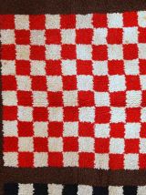 Tapis vintage Français Moderne fait main, 1C685