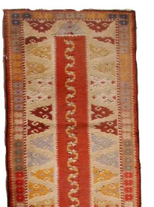 Tapis vintage Turc Melas fait main, 1C689
