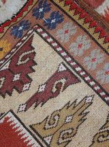 Tapis vintage Turc Melas fait main, 1C689