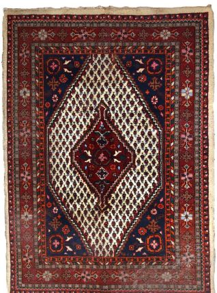 Tapis vintage Persan Hamadan fait main, 1C695