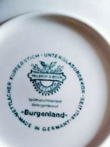 4 tasses et sous tasses vintage Villeroy &amp; Boch