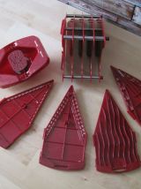 Rare rape a legumes /mandoline vintage multi fonction   