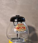 distributeur a bonbons  jaune 28x15  fonte d alu et verre , 