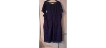Robe Violine  T 50/52 Avec étiquette - Doublure.