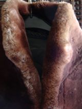 manteau veste en mouton doré  T 44