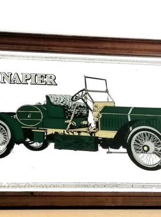 Miroir publicitaire voiture Napier art déco