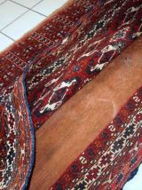 Tapis ancien Turkmène Yomud fait main, 1C725