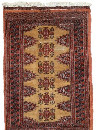 Tapis vintage Ouzbek Bukhara fait main, 1C734