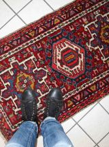 Tapis ancien Persan Karajeh fait main, 1C745