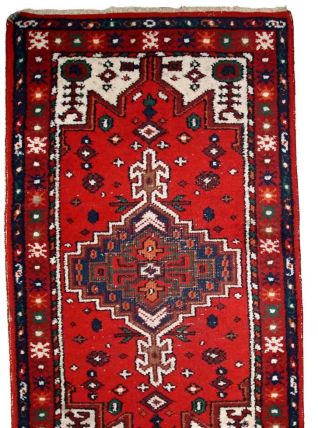 Tapis vintage Persan Hamadan fait main, 1C809