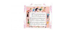 Illustration enfantine vintage "La queue leu leu"