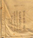 Ancienne bache publicitaire "A LA GERBE D'OR"