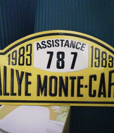 Plaque RALLYE MONTE-CARLO 