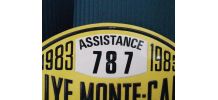 Plaque RALLYE MONTE-CARLO 