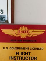 Plaque en métal '' SHELL '' 