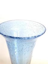 Grand vase verre bullé Biot 