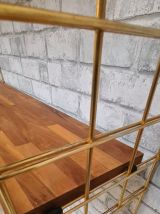 Etagere vintage scandinave 1960 a 70  bois exotique massif e