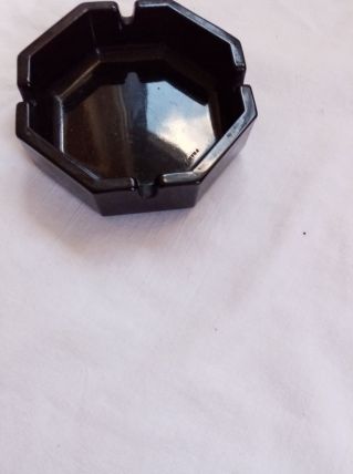 Cendrier en verre noir