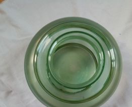 Globe verre motifs dorés et chapeau "adaptable" 
