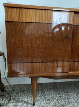 Enfilade vintage 1965 acajou pomelé