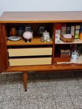 Enfilade vintage 1965 acajou pomelé