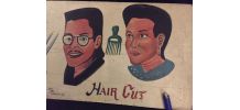 Panneau coiffeur Africain 