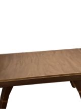 Table à manger Vintage en bois, extensible avec 2 rallonges