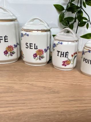 Set de 4 pots à épices