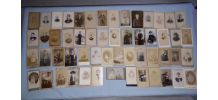 Lot de photographies ancienne portraits 