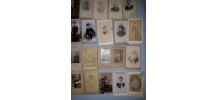 Lot de photographies ancienne portraits 