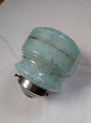 Globe en verre Clichy bleu