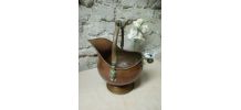 Cache-pot, jardinière à bec, en cuivre
