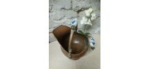 Cache-pot, jardinière à bec, en cuivre