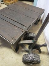 Chariot usine bois/metal