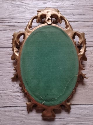 Petit miroir rocaille ancien