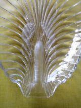 Grand plat à homard en verre 1970