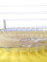 Grand plat à homard en verre 1970