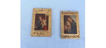 2 icônes sur bois / Religion