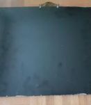 Tableau en laque noir avec Incrustations de pierres dures 